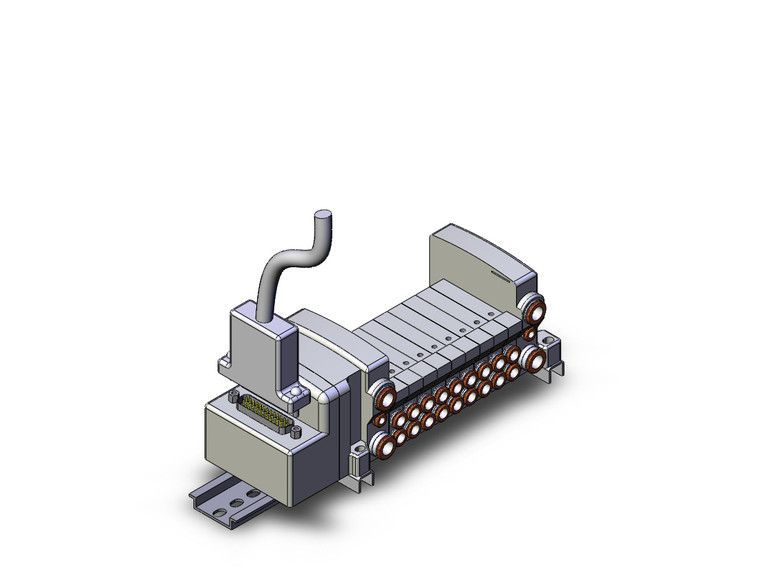 SMC VV5QC11-09C6FD3-DR Vqc Manifold