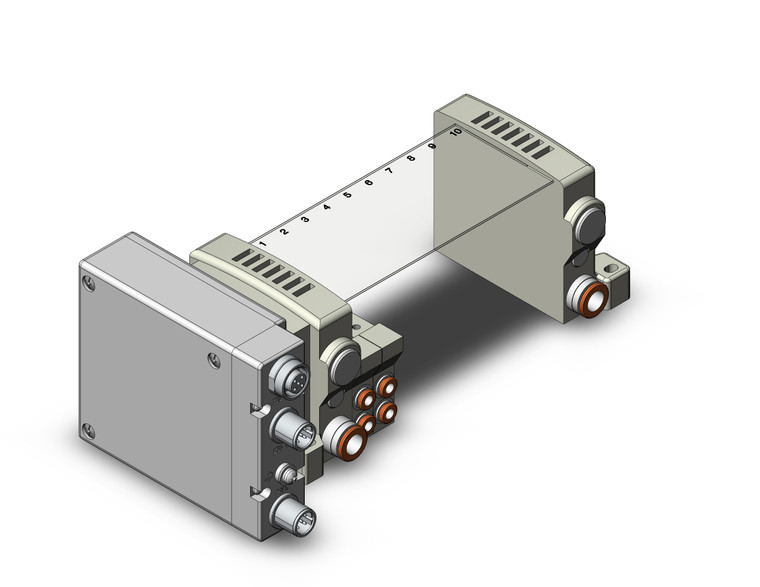 SMC VV5QC11-10C4SNAN-NS Vqc Manifold