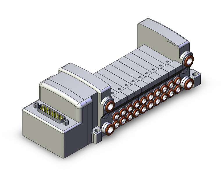 SMC VV5QC11-10N7FD0 4/5 Port Solenoid Valve