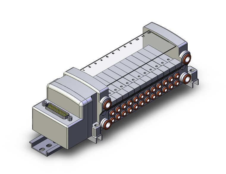 SMC VV5QC11-12N3FD0-DN Vqc Manifold