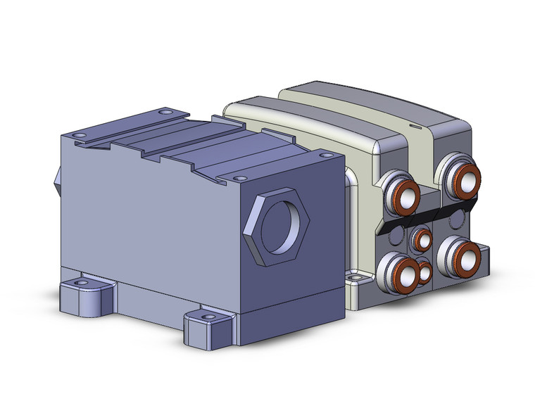 SMC VV5QC21-01N7TD0 4/5 Port Solenoid Valve