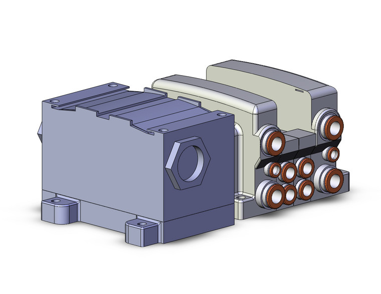 SMC VV5QC21-02C8TD0-R Vqc Manifold