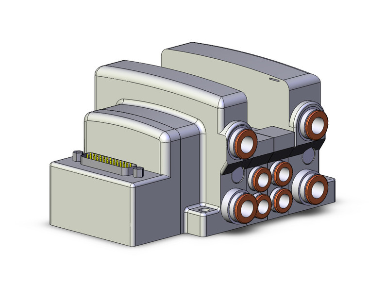 SMC VV5QC21-02N9FD0 4/5 Port Solenoid Valve