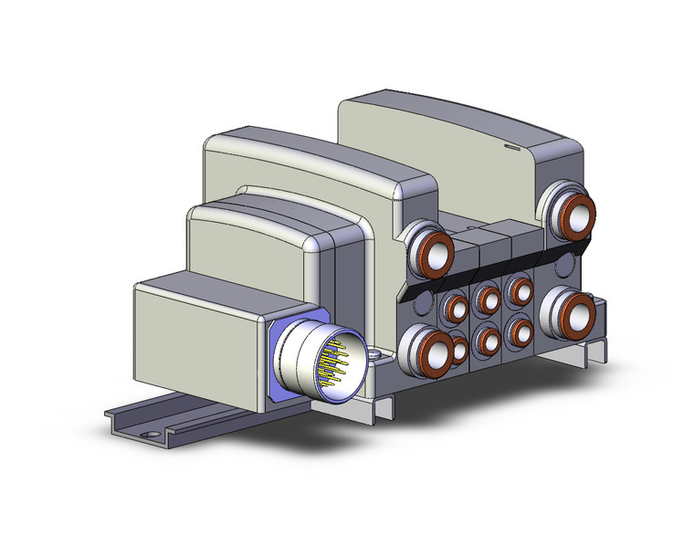 SMC VV5QC21-03C6MD0-D Vqc Manifold