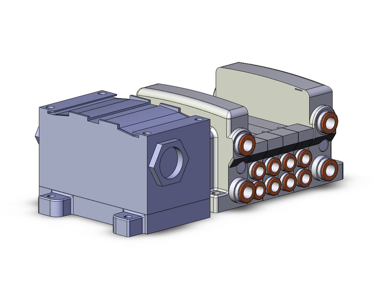 SMC VV5QC21-04C8TD0-B Vqc Manifold