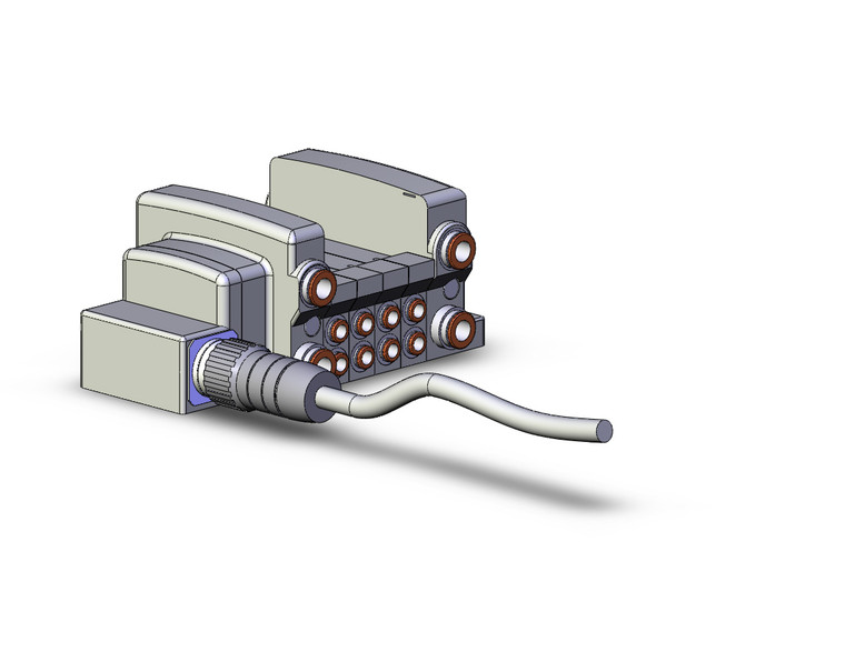 SMC VV5QC21-04N7MD1 4/5 Port Solenoid Valve