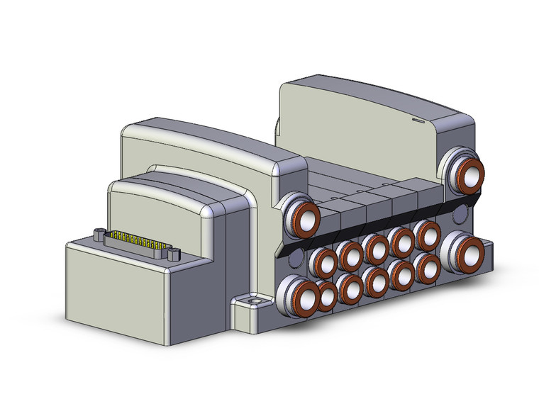 SMC VV5QC21-05C8FD0 4/5 Port Solenoid Valve