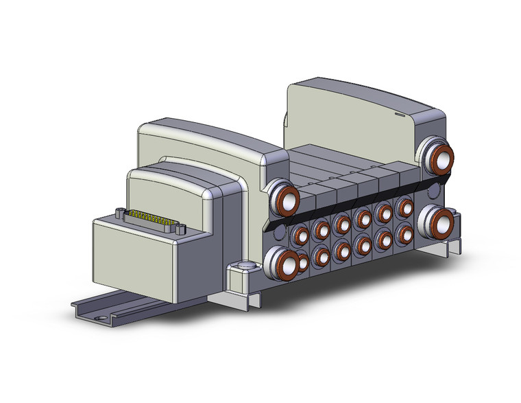 SMC VV5QC21-06C6FD0-D Vqc Manifold
