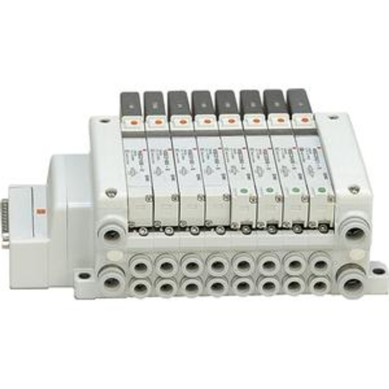 SMC VV5QC21-07C6FD0 4/5 Port Solenoid Valve