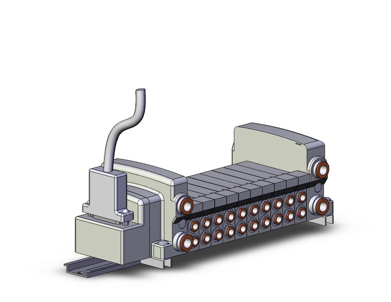 SMC VV5QC21-10N7FD2-D Vqc Manifold