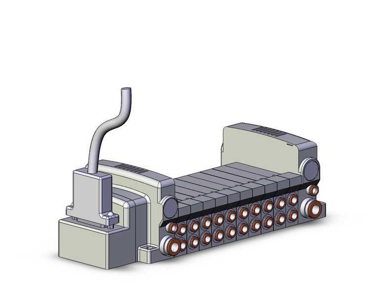 SMC VV5QC21-10N7FD2-RS Vqc Manifold