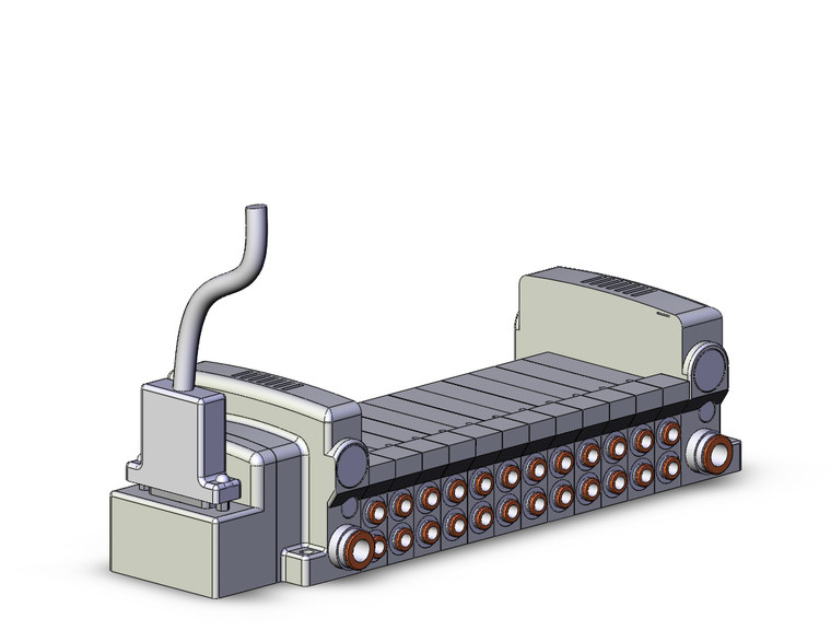 SMC VV5QC21-12C6FD3-S Vqc Manifold