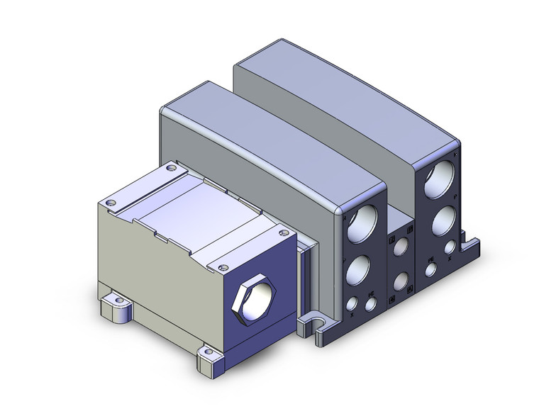 SMC VV5QC41-0102TTD0 4/5 Port Solenoid Valve
