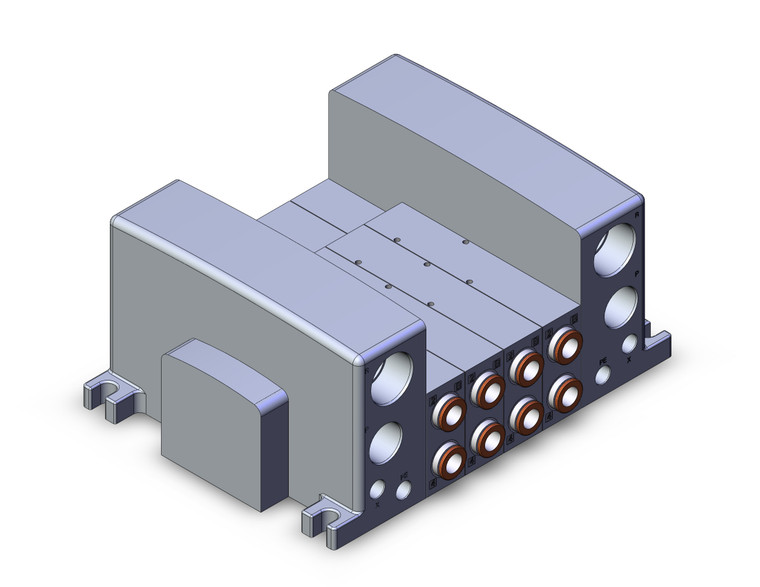 SMC VV5QC41-04C10SD0A 4/5 Port Solenoid Valve