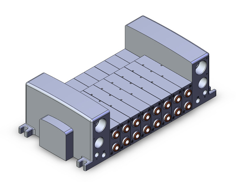 SMC VV5QC41-08C8SD0A 4/5 Port Solenoid Valve
