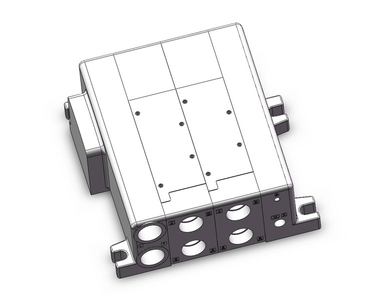 SMC VV5QC51-0204TSD0 Vqc Manifold