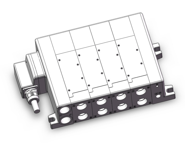 SMC VV5QC51-0404TLD0 Manifold