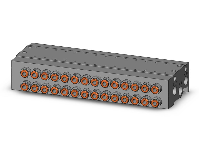 SMC VV5QZ15-14N3TC-R Vqz1000 Base Mounted Manifold