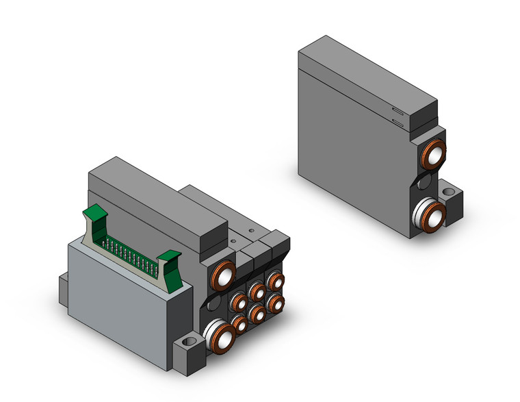 SMC VV5Q11-10C4PU0 4/5 Port Solenoid Valve