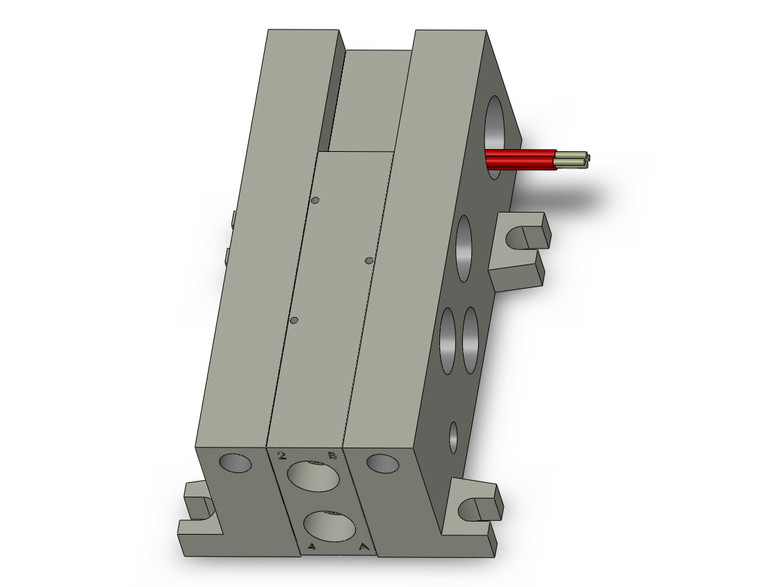 SMC VV5Q41-0103TLU1-W Vv5Q Manifold