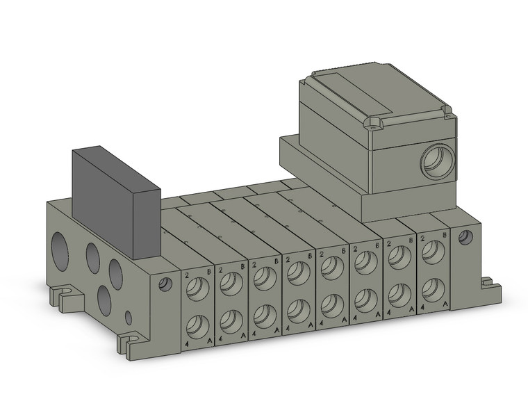 SMC VV5Q41-0803SQ-SDW Vv5Q Manifold