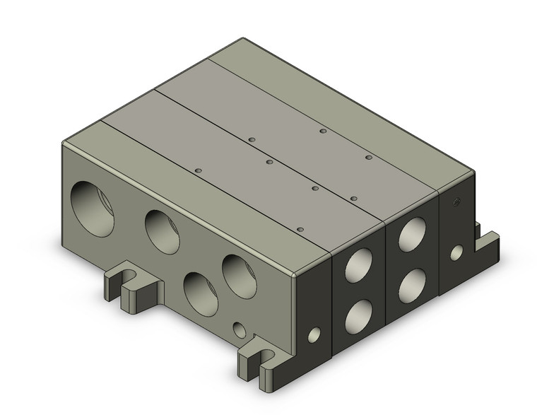 SMC VV5Q51-0204TT1-SD Mfld, Plug-In, Vq5000
