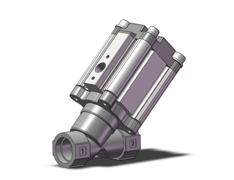 SMC VXB215E Angle Seat Valve, Air Operated