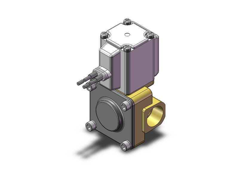 SMC VXD232BBB Pilot Op 2 Port Solenoid Valve (N.C.)