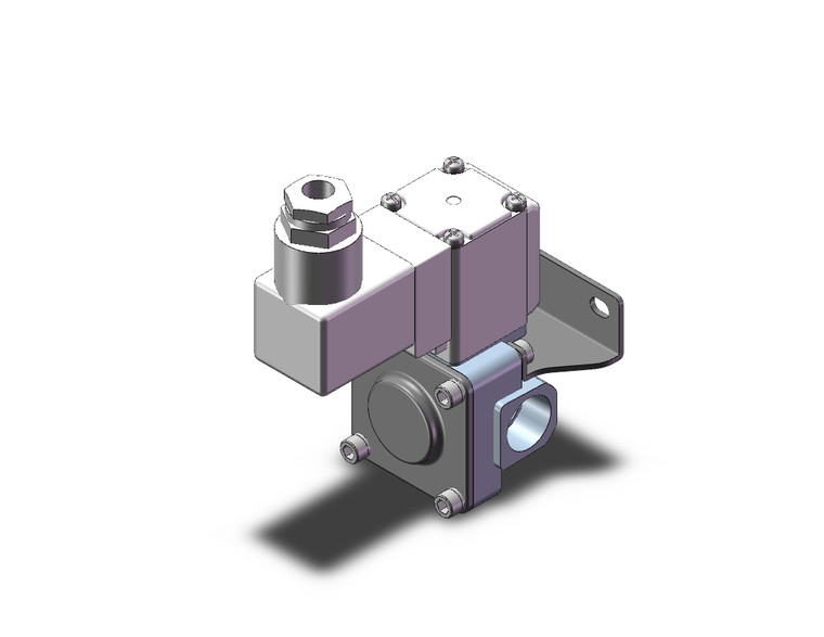 SMC VXD232EJBXB Pilot Op 2 Port Solenoid Valve (N.C.)