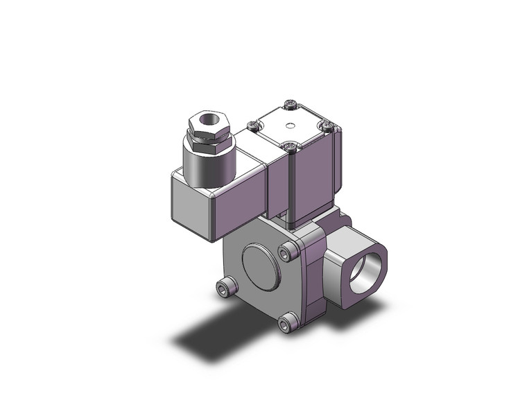 SMC VXD240KG Pilot Op 2 Port Solenoid Valve (N.C.)