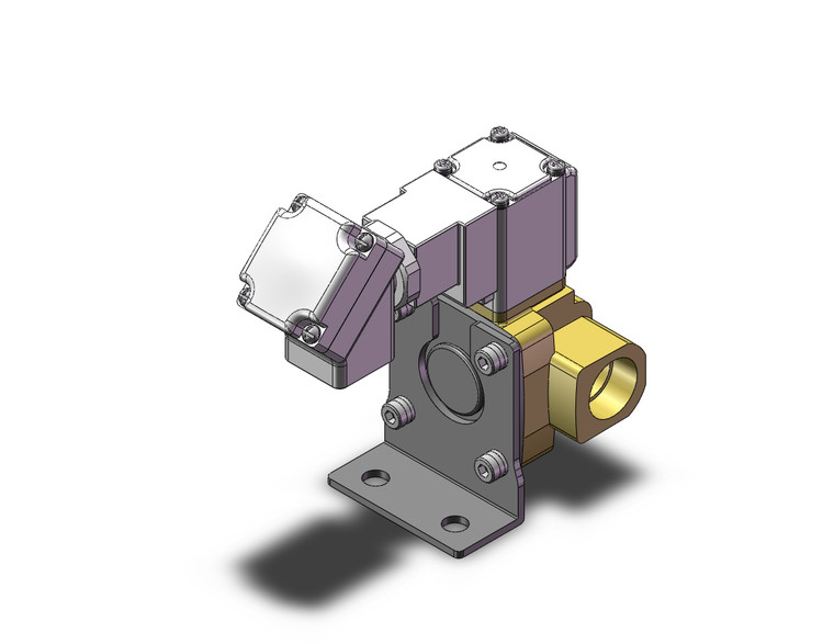 SMC VXD242HMCXB Pilot Op 2 Port Solenoid Valve (N.C.)