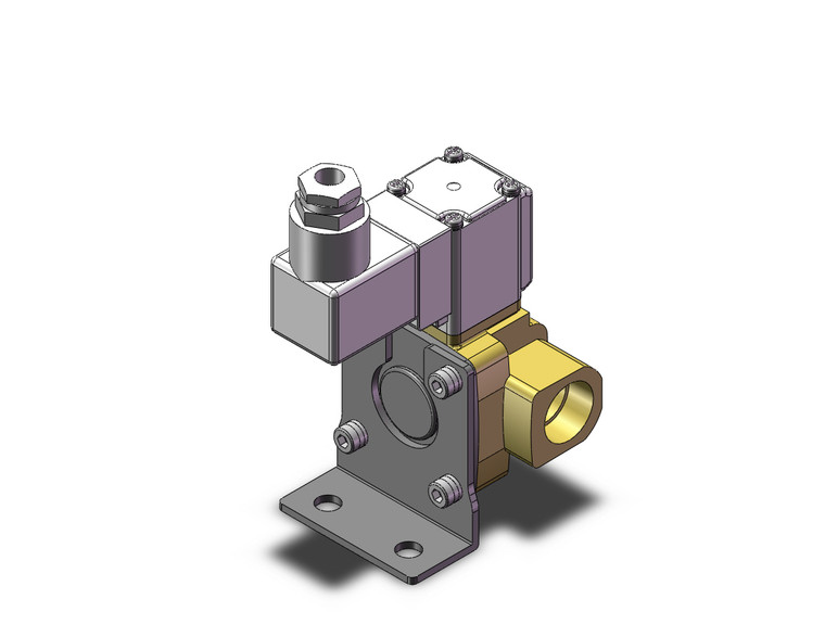 SMC VXD242HZ2AXB Pilot Op 2 Port Solenoid Valve (N.C.)