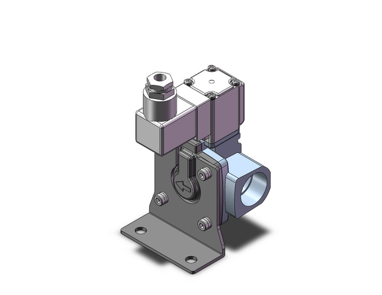 SMC VXD250MZ2ABXB Pilot Op 2 Port Solenoid Valve (N.C.)