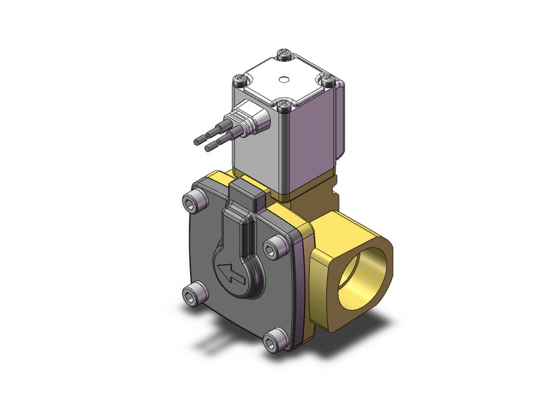 SMC VXD252LAB Pilot Op 2 Port Solenoid Valve (N.C.)