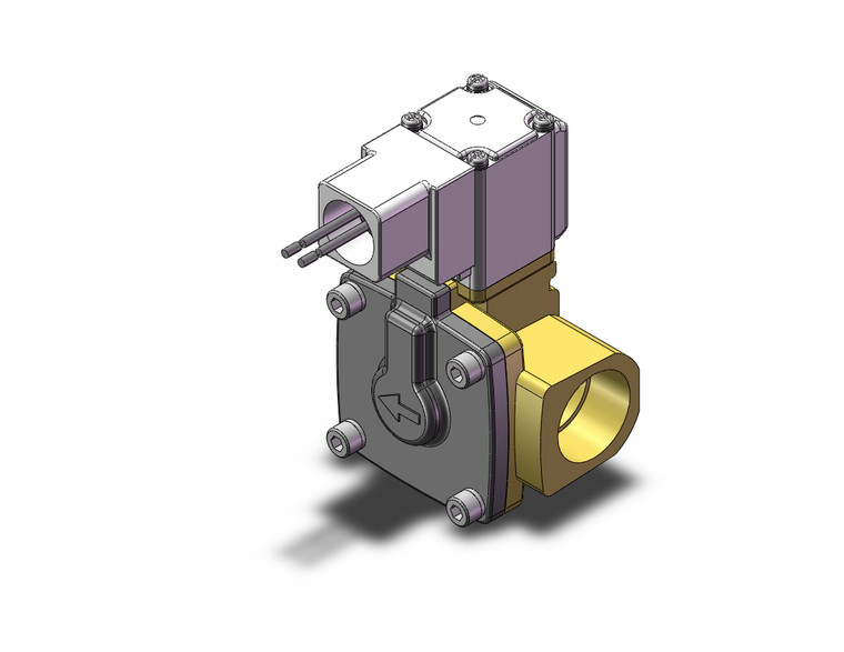 SMC VXD252LUB Pilot Op 2 Port Solenoid Valve (N.C.)
