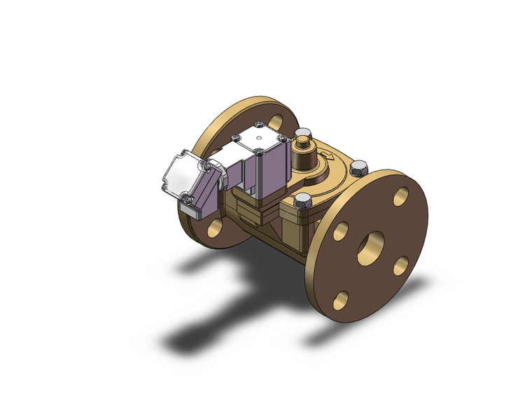 SMC VXD272QZ2K Pilot Op 2 Port Solenoid Valve (N.C.)