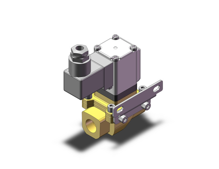 SMC VXZ2B2FGCXB Pilot Op 2 Port Solenoid Valve, (N.O.)