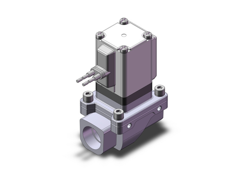 SMC VXZ2B2GFE Pilot Op 2 Port Solenoid Valve, (N.O.)