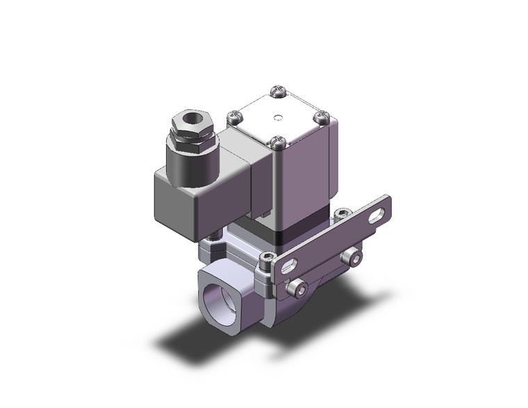 SMC VXZ2B2GGBXB Pilot Op 2 Port Solenoid Valve, (N.O.)