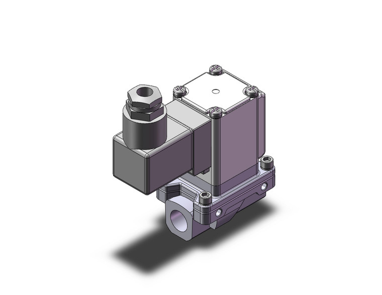 SMC VXZ233CG Pilot Op 2 Port Solenoid Valve, (N.C.)