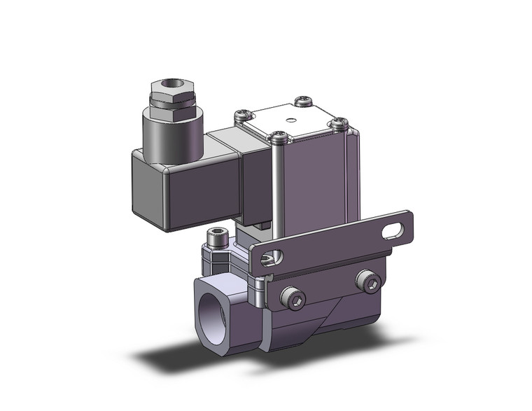 SMC VXZ240GZ2CLXB Pilot Op 2 Port Solenoid Valve, (N.C.)