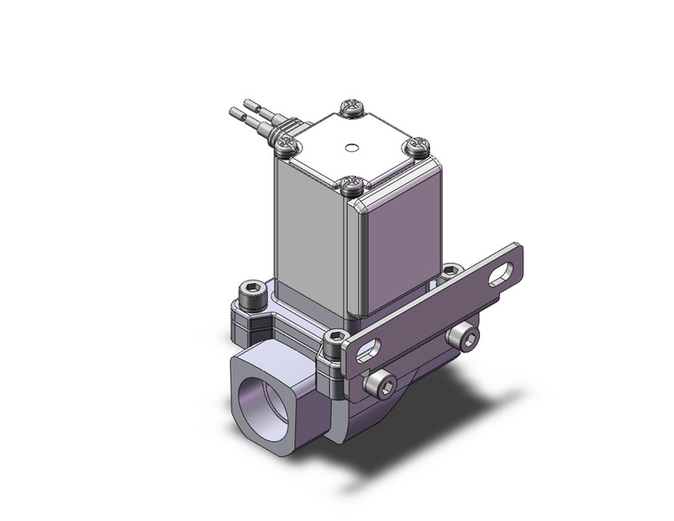 SMC VXZ242GABXBA Pilot Op 2 Port Solenoid Valve, (N.C.)