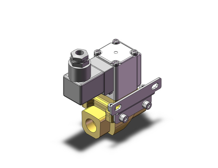 SMC VXZ243FZ2AXB Pilot Op 2 Port Solenoid Valve, (N.C.)