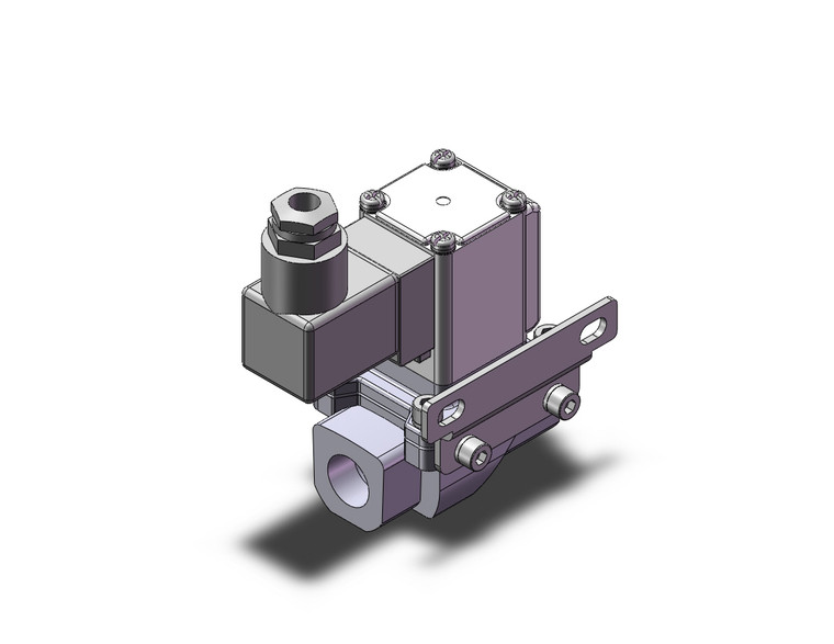 SMC VXZ243GGXB Pilot Op 2 Port Solenoid Valve, (N.C.)