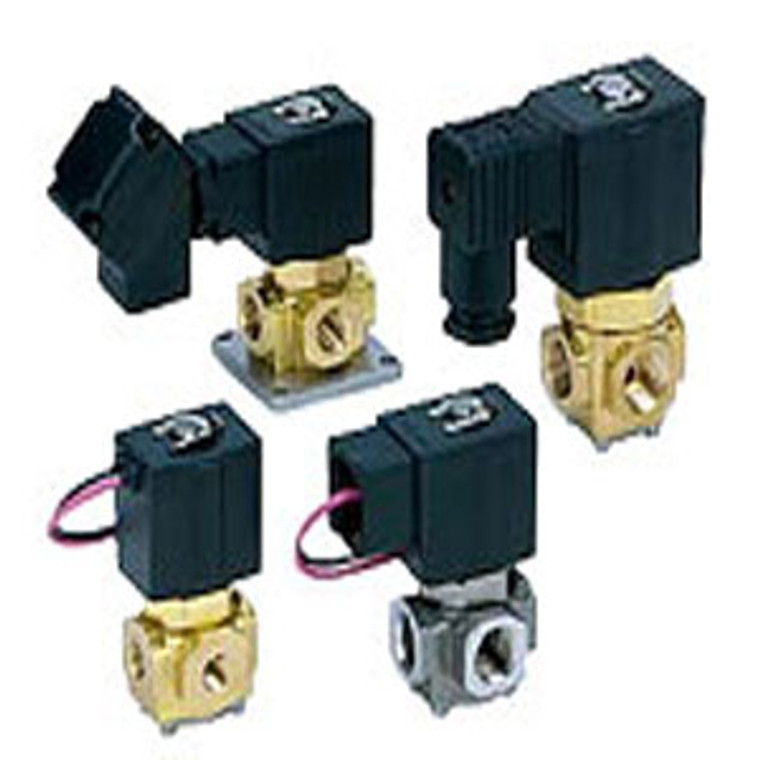 SMC VX3114V-01N-5GS1 VX31/32/33 Series Direct Operated 3 Port Solenoid Valve, For Air, Water, Oil, Steam, Others