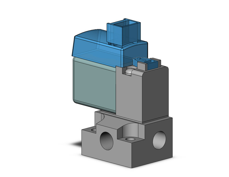 SMC V124-5LO-M5 valve, sol, base mt (dc)