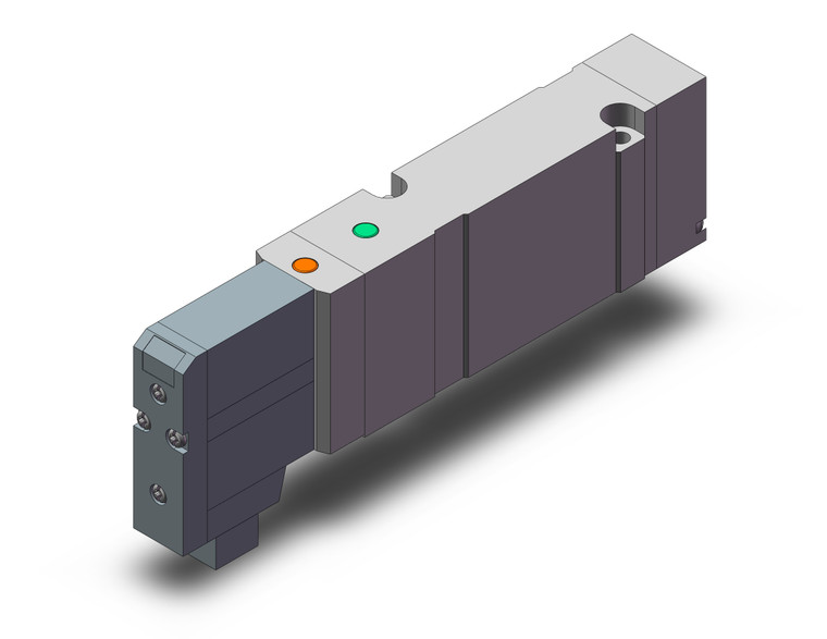 SMC 10-SV2200-5FU Valve, Dbl Sol, Plug-In