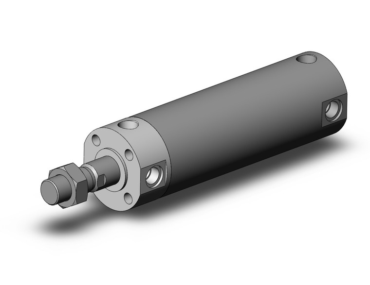 <h2>C(D)G1-Z, Double Acting, Single Rod, Air Cylinder, w/X Options</h2><p><h3>Series CG1 single rod, double acting air cylinder has 8 bore sizes and can meet any application need. The tube is impact extruded aluminum to produce an extraordinarily smooth finish, allow low break-away pressure and smooth stroke action. Various mounting bracket options are available. Female piston rod threads are available as a standard option. Auto switch capable.</h3>- femalee rod end available as standard.<br>- Bore sizes: 20, 25, 32, 40, 50, 63, 80, 100 <br>- Easy fine adjustment of auto switch position<br>- No trunnion mounting femalee thread<br>- Various mounting bracket options<p><a href="https://content2.smcetech.com/pdf/CG1_Z.pdf" target="_blank">Series Catalog</a>