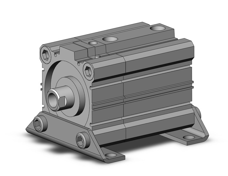 SMC CDLQL80-40D-B Cyl, Compact With Lock