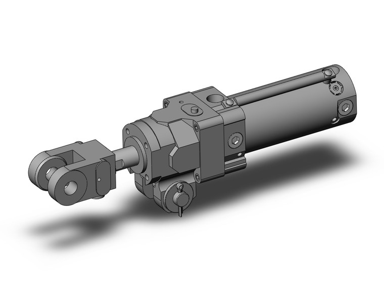 SMC CLK2PA40-50Y-B-P Clamp Cylinder W/Lock Clkq, Clk2